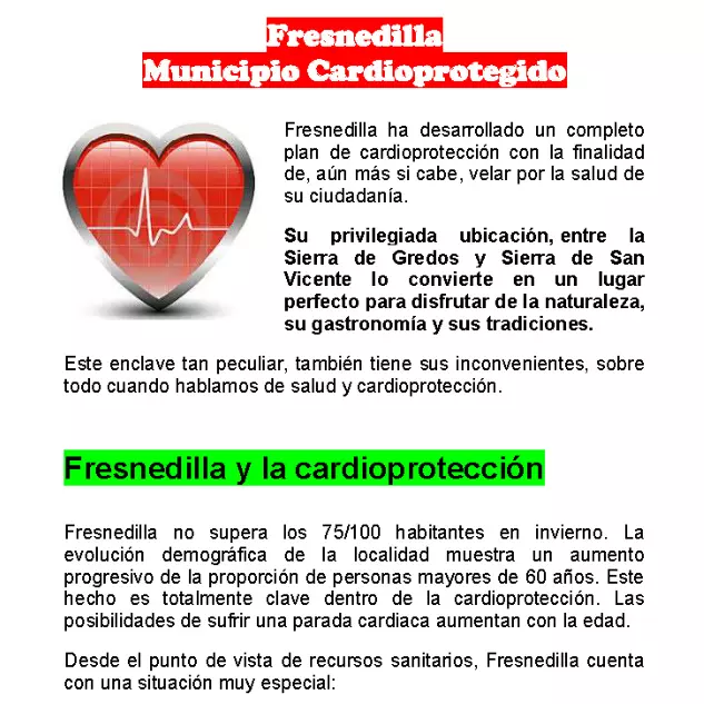 Fresnedilla Municipio Cardioprotegido