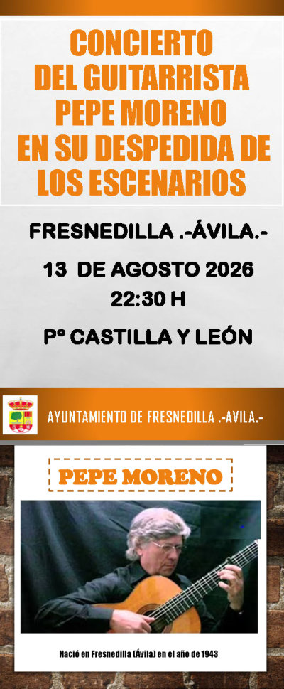 Concierto de Guitarra Pepe Moreno