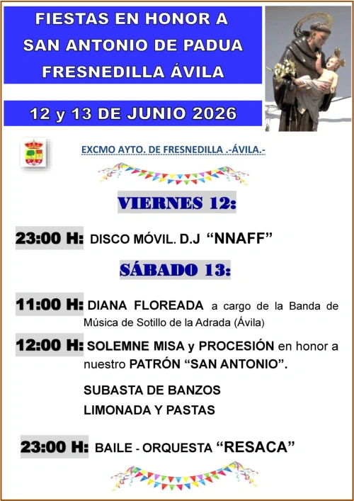Fiestas San Antonio de Padua Fresnedilla
