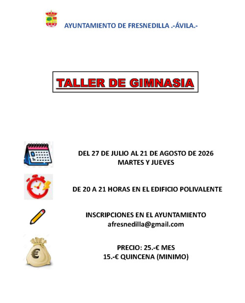 Taller de Gimnasia Fresnedilla