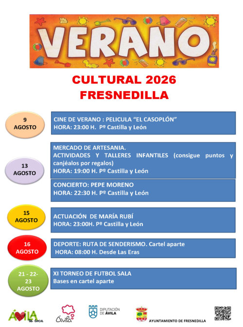 Verano cultural 2026